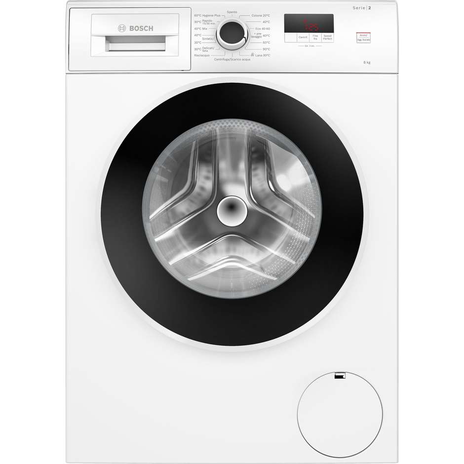Bosch Serie 2 WGE03201IT Lavatrice 8 kg 1200 giri classe A bianca