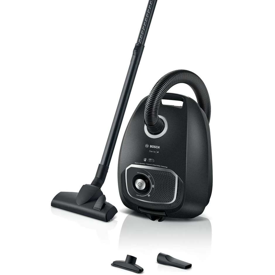 Bosch Serie 4 BGB41BA1 Aspirapolvere a Traino con Sacchetto 600 W 4 L Nero