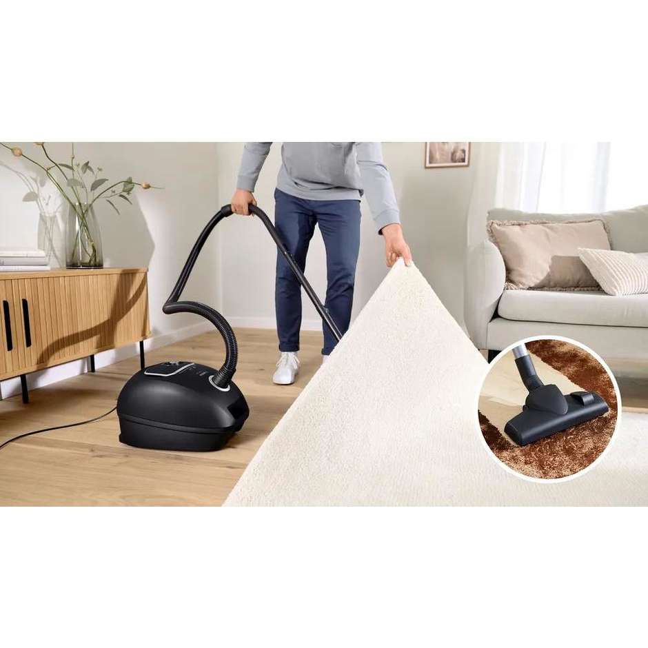 Bosch Serie 4 BGB41BA1 Aspirapolvere a Traino con Sacchetto 600 W 4 L Nero