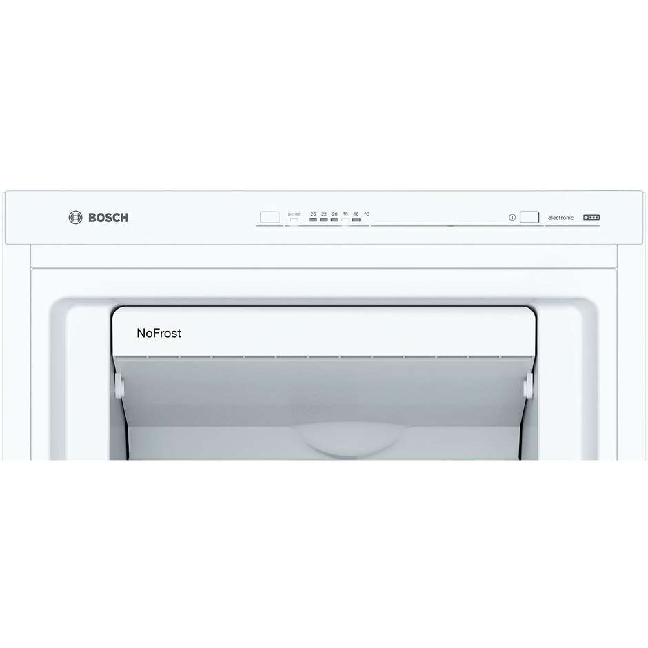 Bosch Serie 4 GSN29VWEP Congelatore Verticale No Frost BigBox 200 L Classe E Bianco