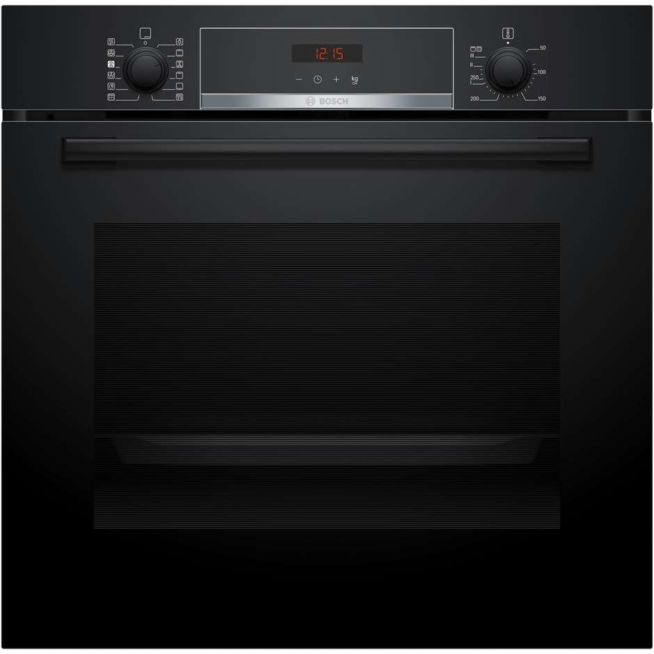 Bosch Serie 4 HQA574BB3 Forno Elettrico con vapore da incasso Capacita 71 Lt Potenza 3400 W Classe A+ Colore Nero