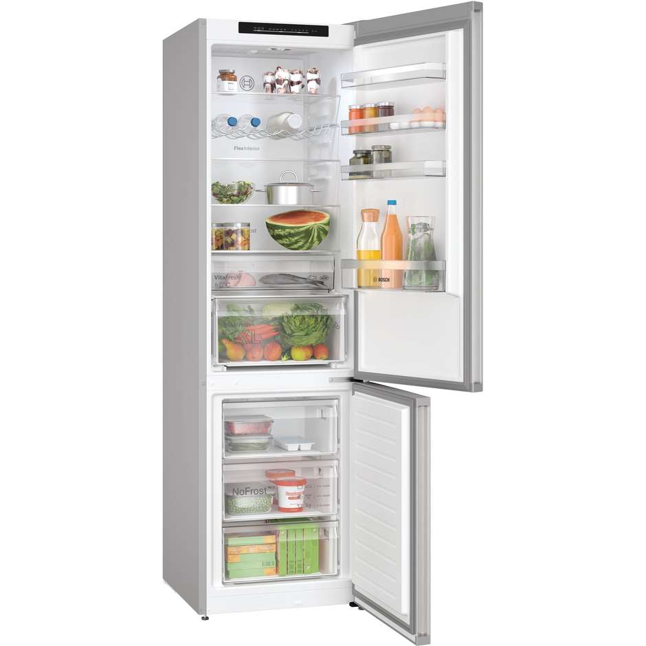 Bosch Serie 4 KGN392LCF Frigorifero Combinato VitaFresh XXL NoFrost 363 L Classe C Inox