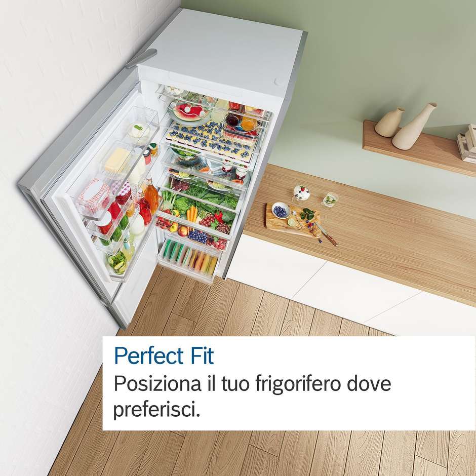 Bosch Serie 4 KGN392LDC Frigorifero Combinato VitaFresh XXL MultiAirflow NoFrost 368 L Classe D Inox