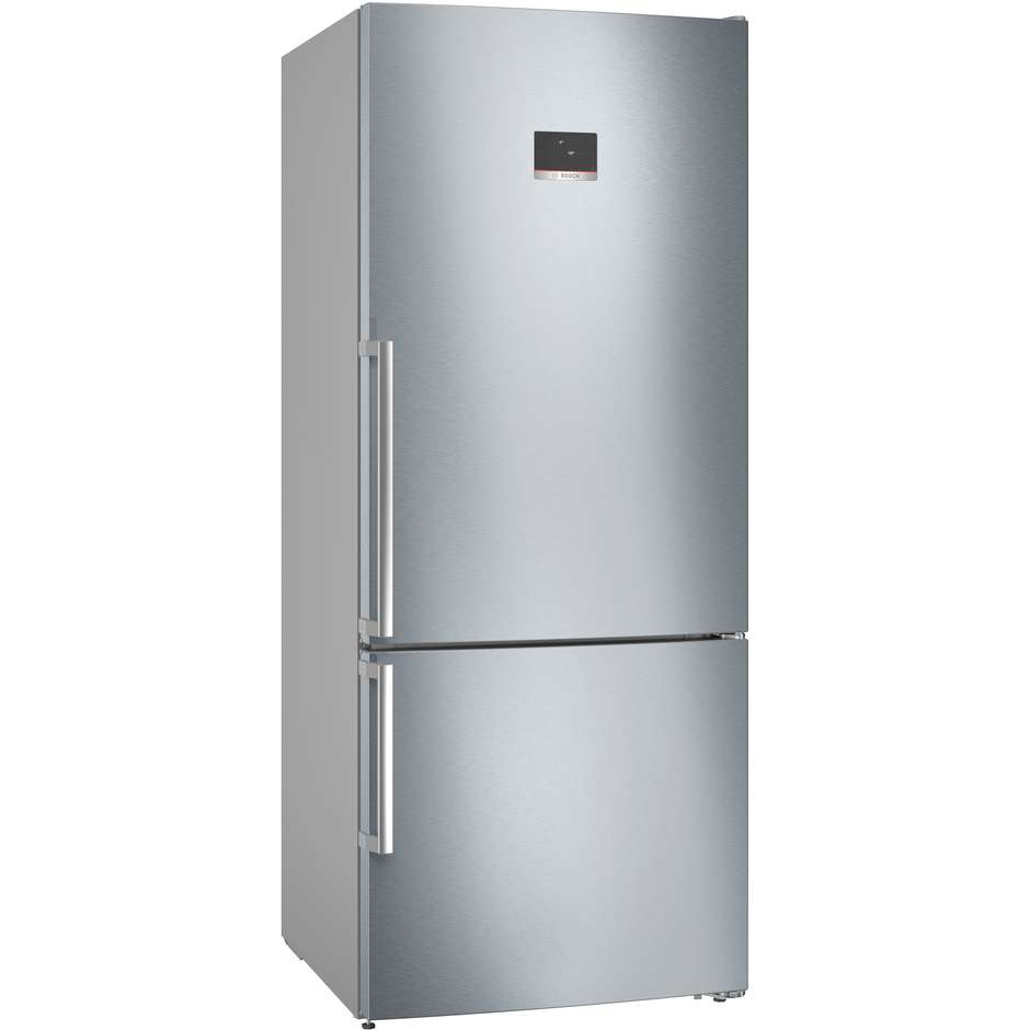 Bosch Serie 4 KGN76XIEP Frigorifero Combinato Capacita 526 Lt Classe E Colore Acciaio inox