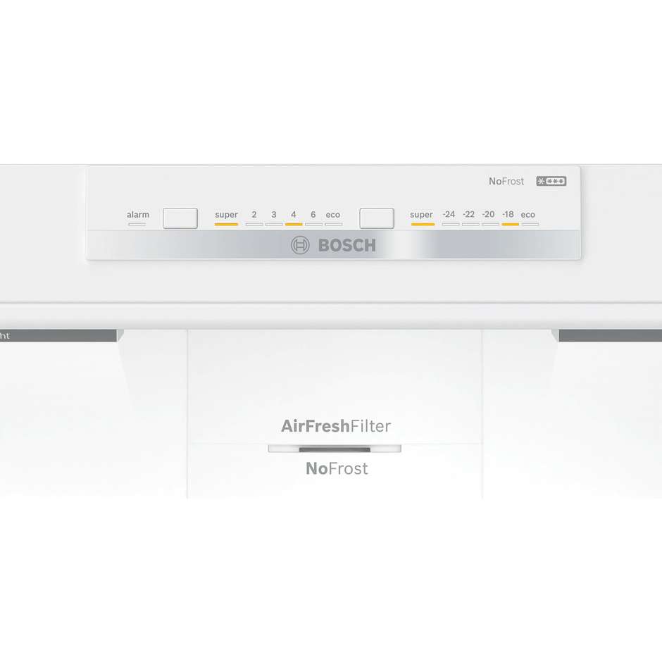 Bosch Serie 4 KGN86VIEA Frigorifero Combinato a Libera installazione Capacita 631 Lt Classe E Colore Acciaio inox