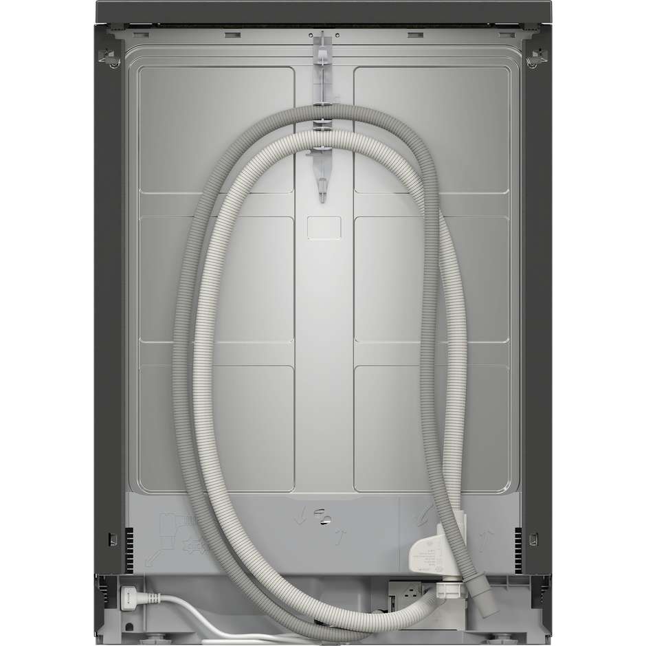 Bosch Serie 4 SMS4EMC06E Lavastoviglie da libera installazione 14 Coperti 6 Programmi Classe B Colore Acciaio nero