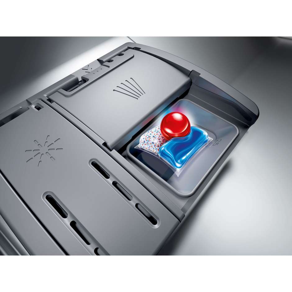 Bosch Serie 4 SMS4EMC06E Lavastoviglie da libera installazione 14 Coperti 6 Programmi Classe B Colore Acciaio nero