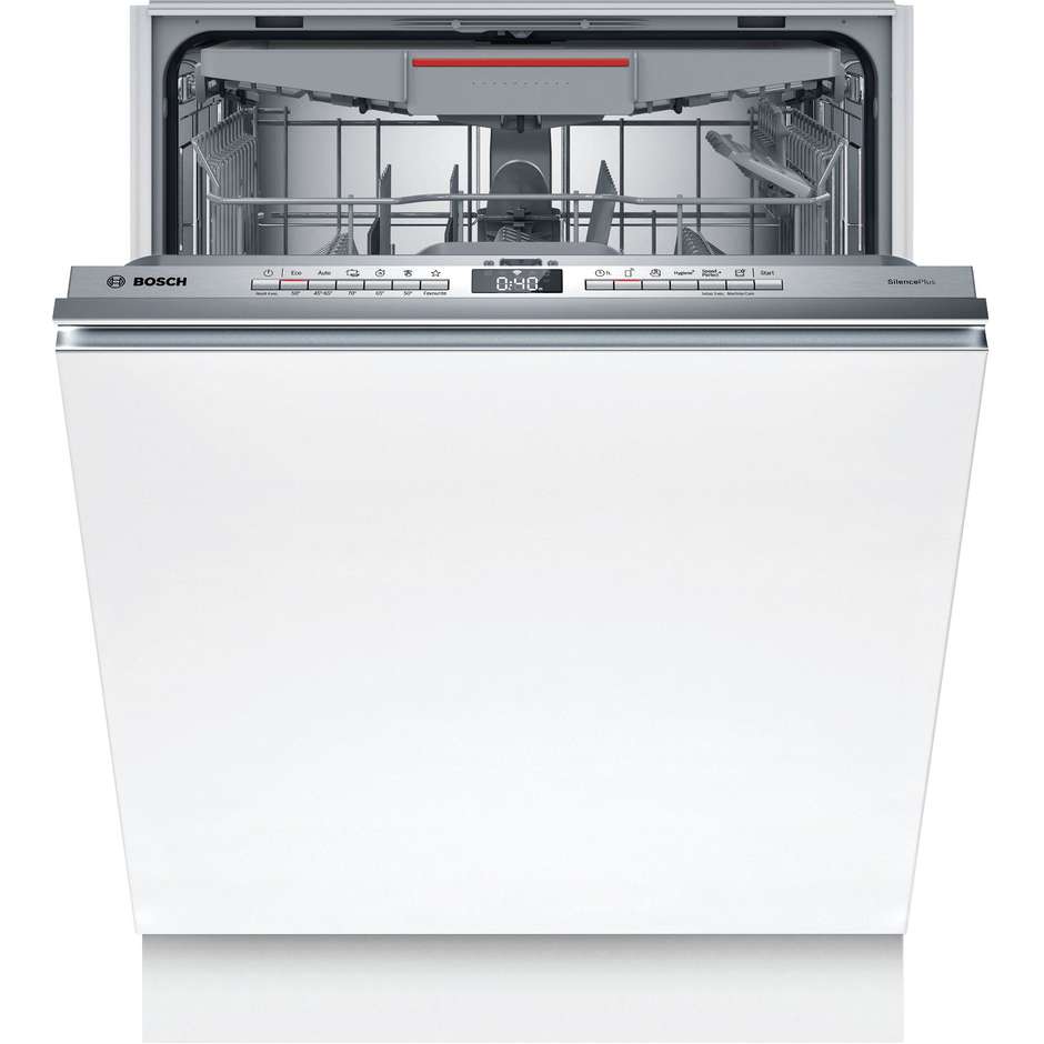 Bosch Serie 4 SMV4EVX01E Lavastoviglie da incasso 14 Coperti 6 programmi di lavaggio Classe C Colore Acciaio inox