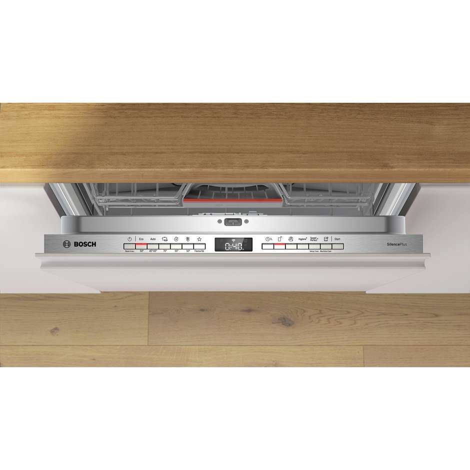 Bosch Serie 4 SMV4EVX01E Lavastoviglie da incasso 14 Coperti 6 programmi di lavaggio Classe C Colore Acciaio inox