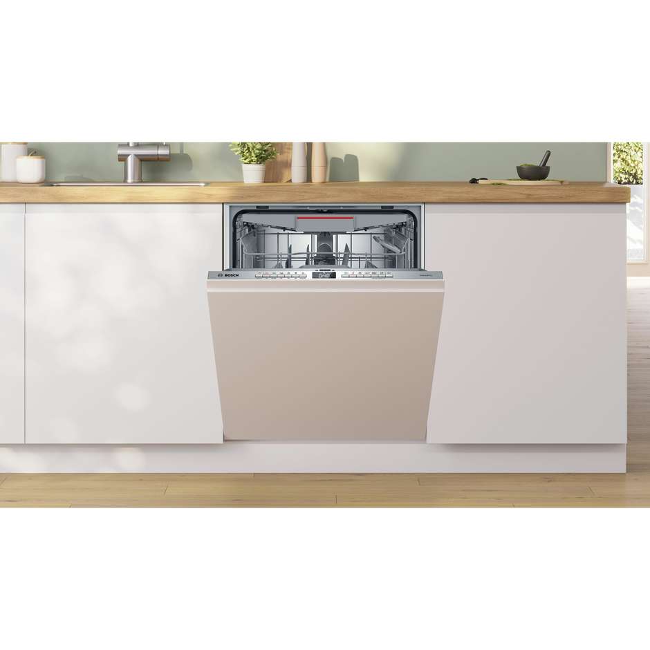 Bosch Serie 4 SMV4EVX01E Lavastoviglie da incasso 14 Coperti 6 programmi di lavaggio Classe C Colore Acciaio inox