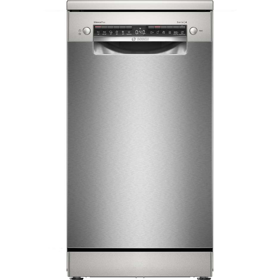 Bosch Serie 4 SPS4EMI24E Lavastoviglie da libera installazione 10 Coperti 6 Programmi Classe C Colore Acciaio inox