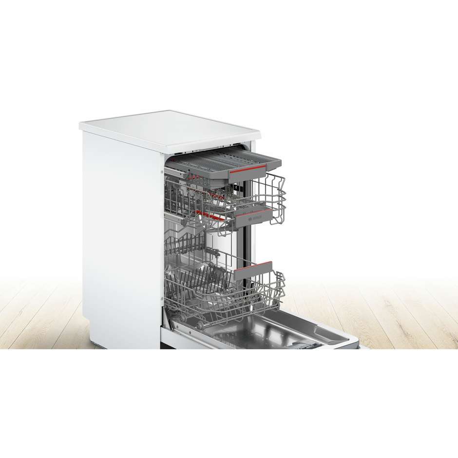 Bosch Serie 4 SPS4EMI24E Lavastoviglie da libera installazione 10 Coperti 6 Programmi Classe C Colore Acciaio inox