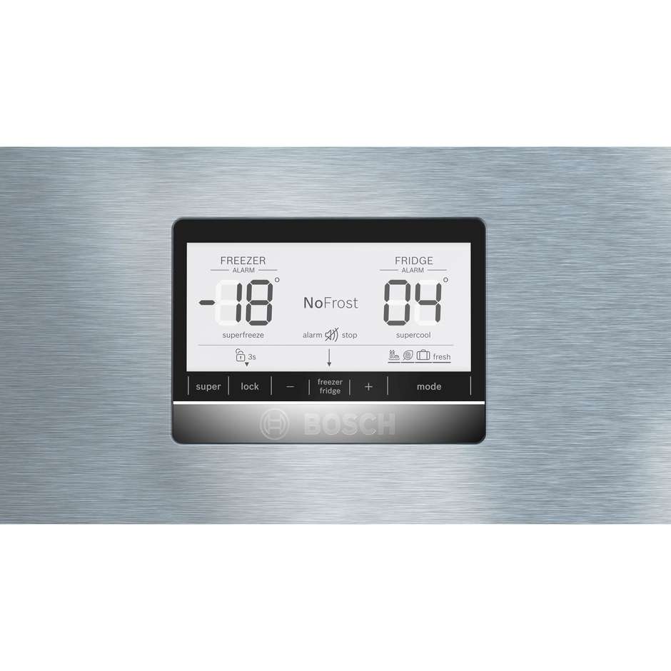 Bosch Serie 6 Extra-Large 86 cm KGN86AIDR Frigorifero Combinato VitaFresh Plus NoFrost 631 L Inox