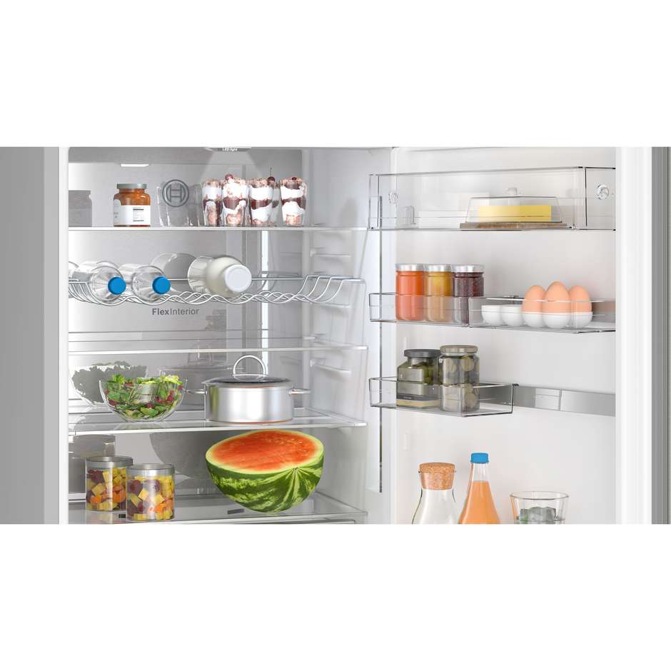 Bosch Serie 6 Maxi 70 cm KGN49AICT Frigorifero Combinato VitaFresh Pro 0°C Metal Backwall 483 L Inox