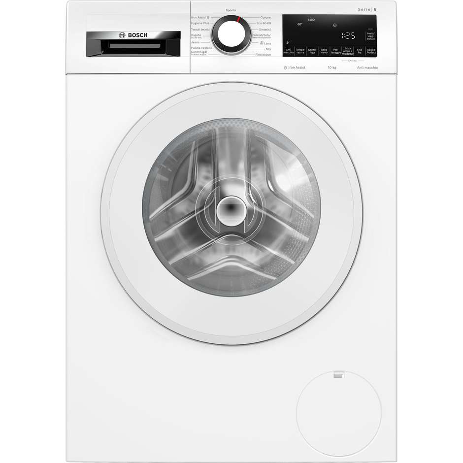 Bosch Serie 6 WGG254Z6II Lavatrice Caricamento frontale Capacita 10 kg 1400 Giri/min Classe A Bianco