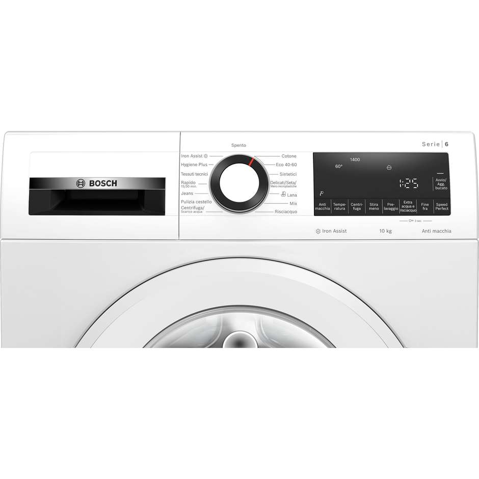 Bosch Serie 6 WGG254Z6II Lavatrice Caricamento frontale Capacita 10 kg 1400 Giri/min Classe A Bianco