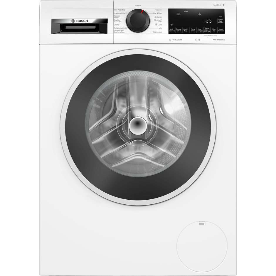 Bosch Serie 6 WGG254Z6IT Lavatrice Carica frontale Capacita 10 Kg 1400 Giri/min Classe A Colore Bianco