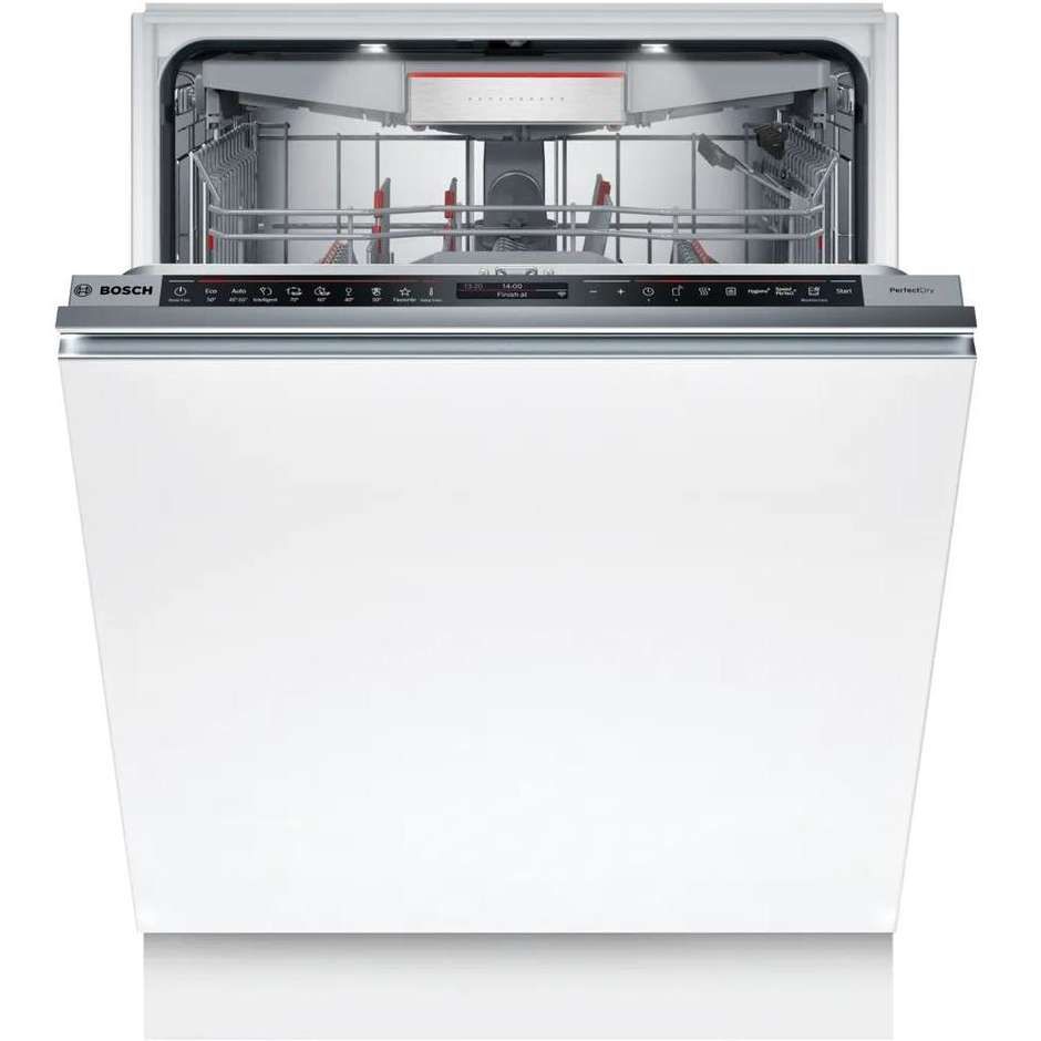 Bosch Serie 8 SMD8TCX04E Lavastoviglie a Scomparsa Totale 60 cm 14 Coperti Classe A PerfectDry Zeolith TimeLight