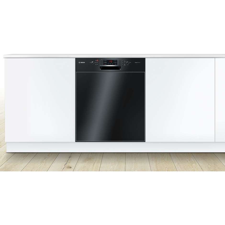 Bosch SMD46IB03E SuperSilence lavastoviglie semi incasso 13 coperti 6 programmi classe A++ colore nero