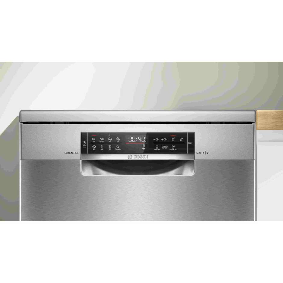 Bosch SMS6ECI12E Lavastoviglie 60 cm 14 coperti Classe A inox