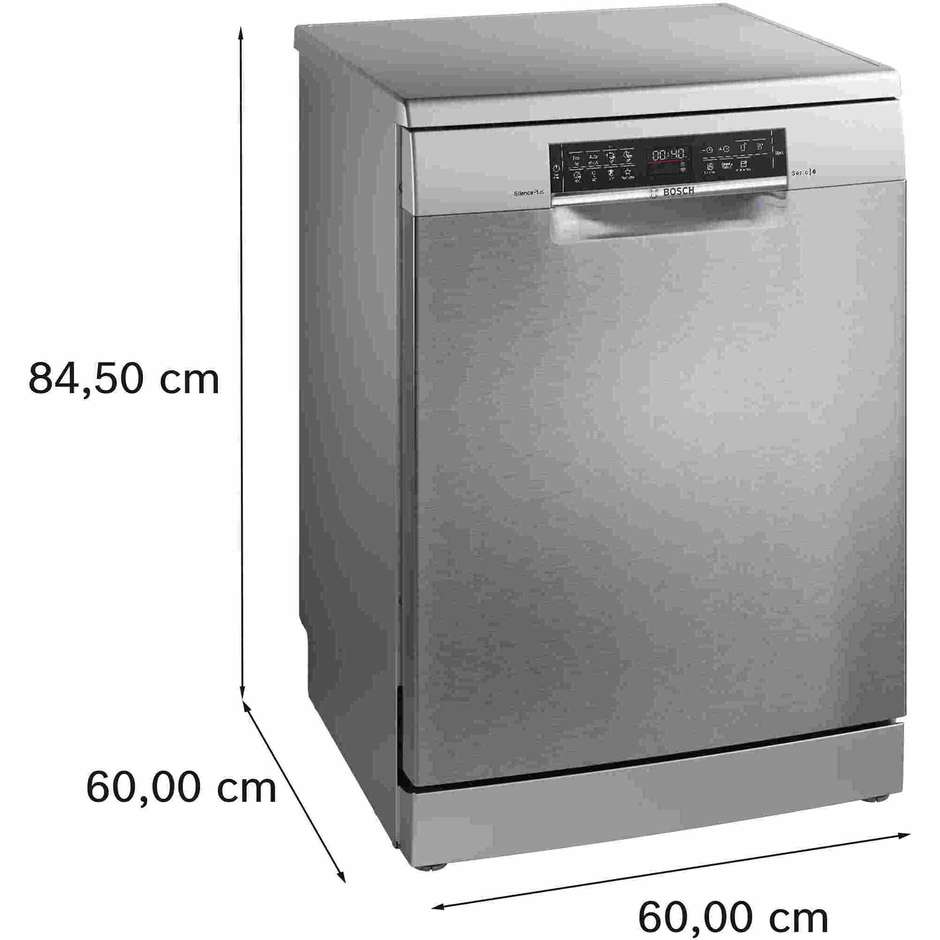 Bosch SMS6ECI12E Lavastoviglie 60 cm 14 coperti Classe A inox