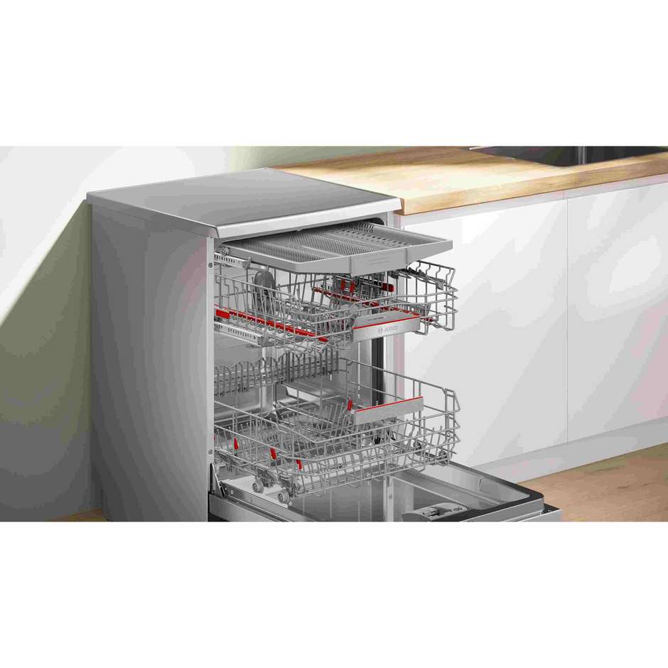 Bosch SMS6ECI12E Lavastoviglie 60 cm 14 coperti Classe A inox