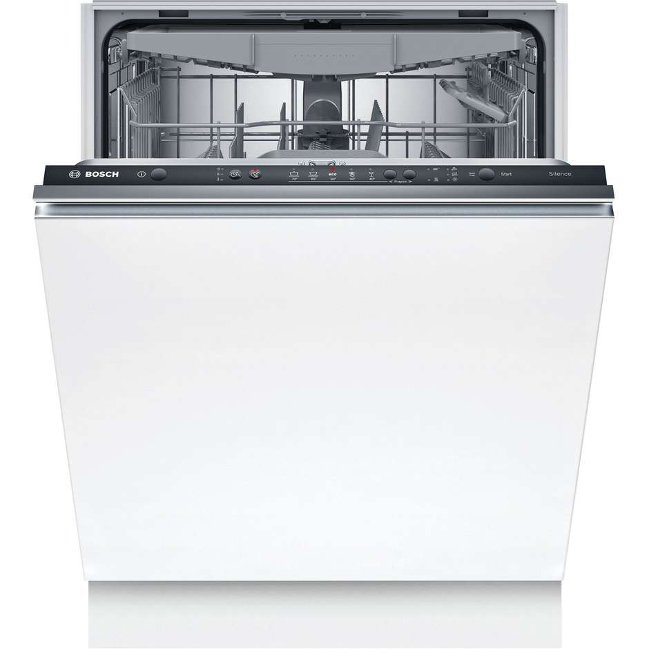 BOSCH SMV25EX02E Lavastoviglie da Incasso a Scomparsa Totale 60 cm Standard 13 Coperti 5 Programmi Classe E 48 dB Cestelli Modulari