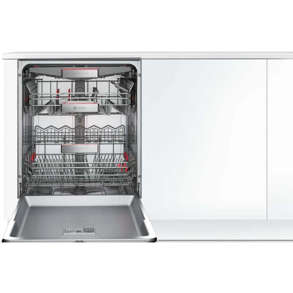 Bosch SMV68UX02E lavastoviglie da incasso a scomparsa totale 14 coperti 8 programmi Classe A++ colore grigio
