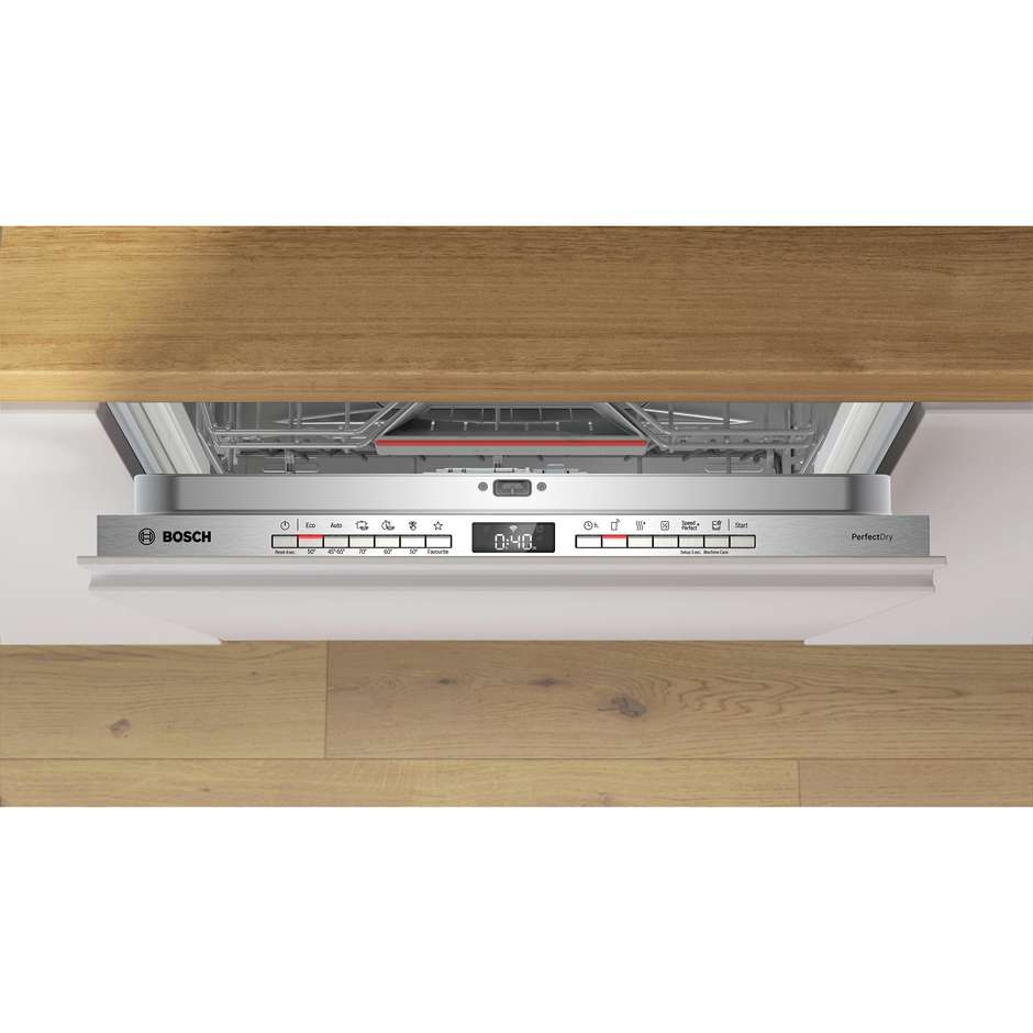 Bosch SMV6YCX02E Lavastoviglie da incasso 14 Coperti 6 Programmi Classe A Colore Bianco