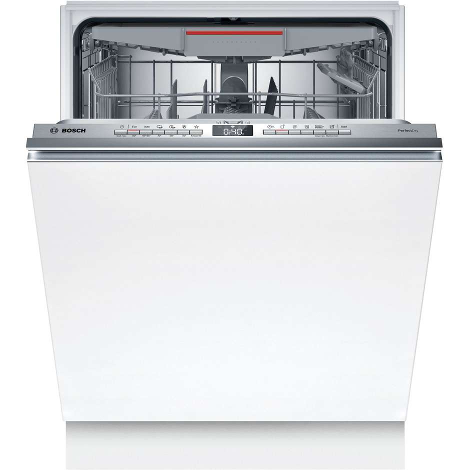 BOSCH SMV6YCX02E Lavastoviglie da Incasso a Scomparsa Totale 60 cm Standard 14 Coperti 6 Programmi Classe A 44 dB Cestelli Modulari