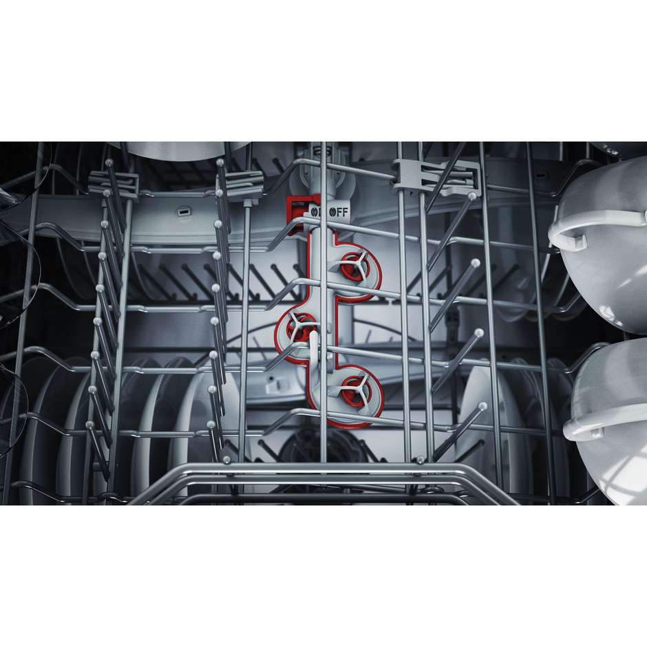 BOSCH SMV8YCX02E Lavastoviglie da Incasso a Scomparsa Totale 60 cm Standard 14 Coperti 8 Programmi Classe A 44 dB Cestelli Modulari