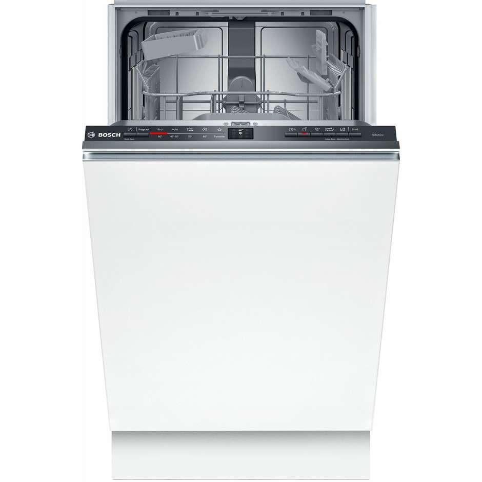 Bosch SPV2HKX42E Serie 2 lavastoviglie slim a scomparsa totale, 10 coperti, Wi-Fi