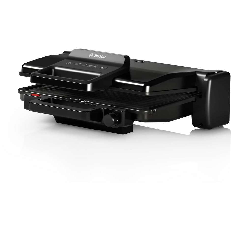 Bosch TCG3323 Bistecchiera Elettrica 2000 W Piastre Rimovibili Nero