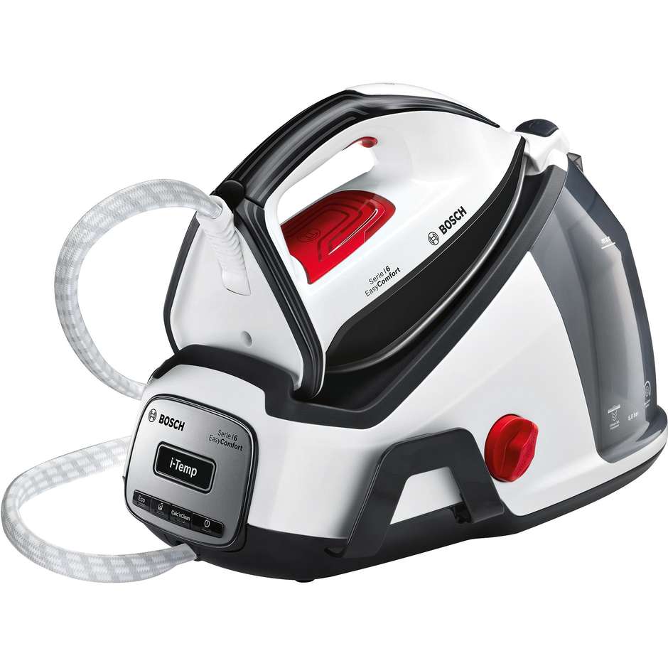 Bosch TDS6041 EasyComfort ferro da stiro con caldaia 1500 watt colore nero, bianco