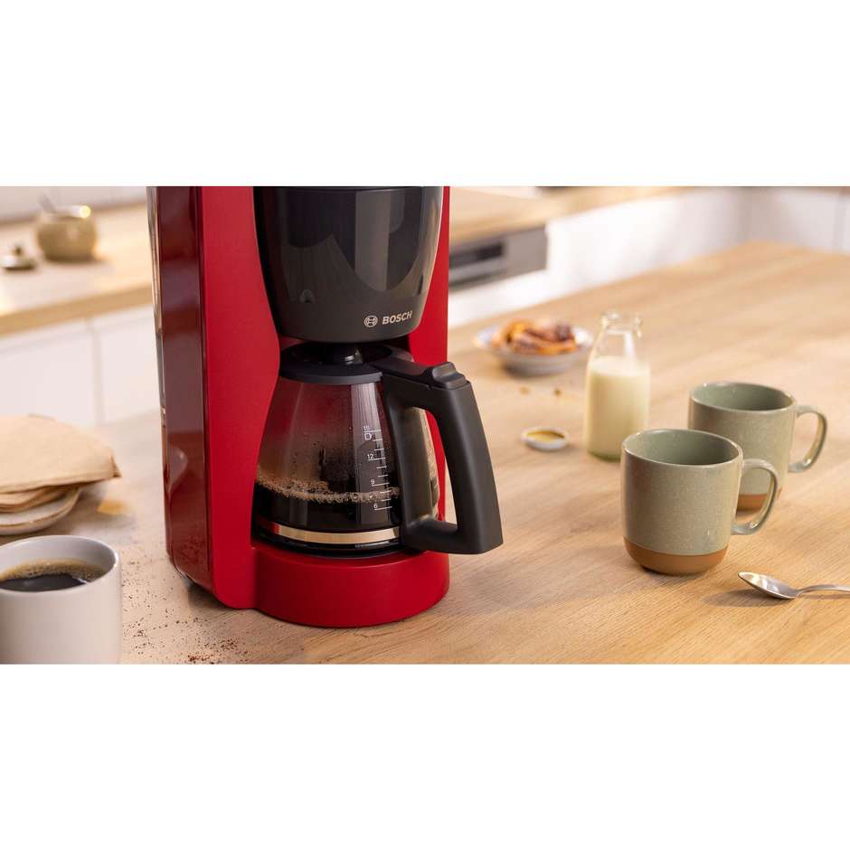 Bosch TKA3M134 Macchina da Caffè Americana con Filtro MyMoment 1200 W Rosso
