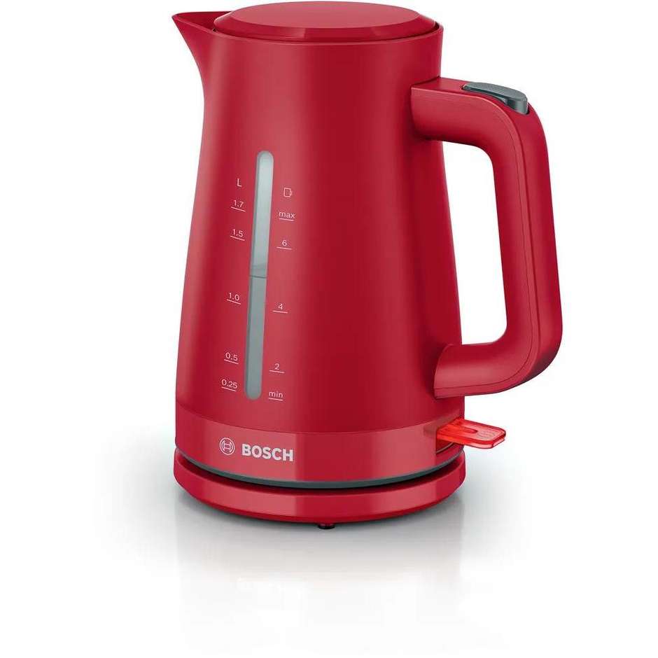 Bosch TWK3M124 MyMoment Bollitore Elettrico 1,7 Litri 2400 W Plastica Opaca Rosso