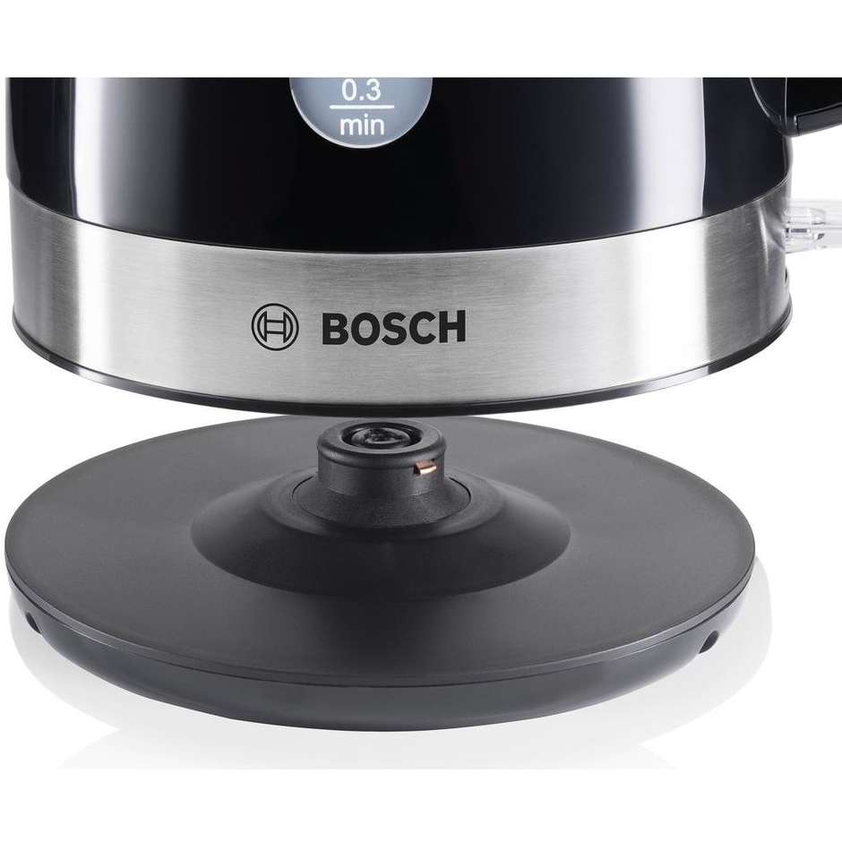 Bosch TWK7403 Bollitore elettrico Capacità 1,7 Lt Potenza 2200 W colore nero