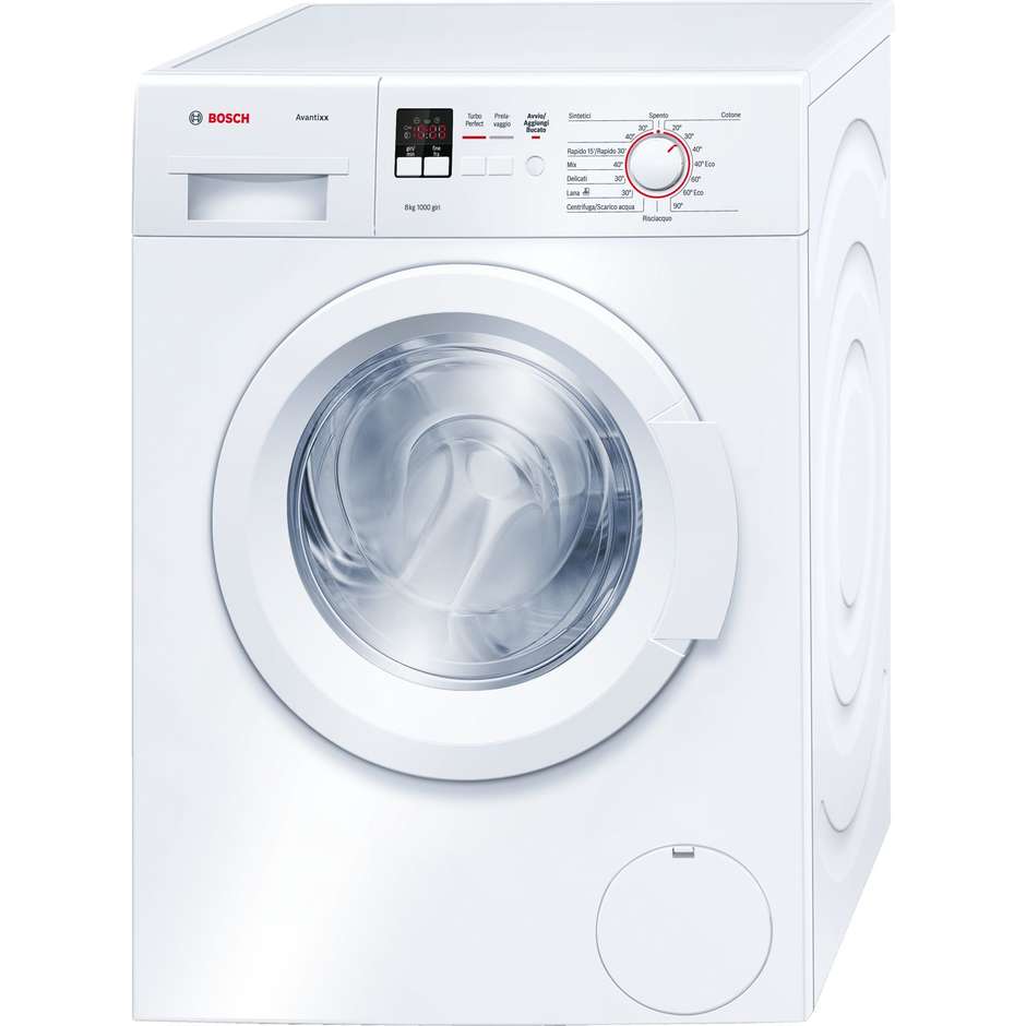Bosch WAK20168IT lavatrice carica frontale 8 Kg 1000 giri classe A+++ colore bianco