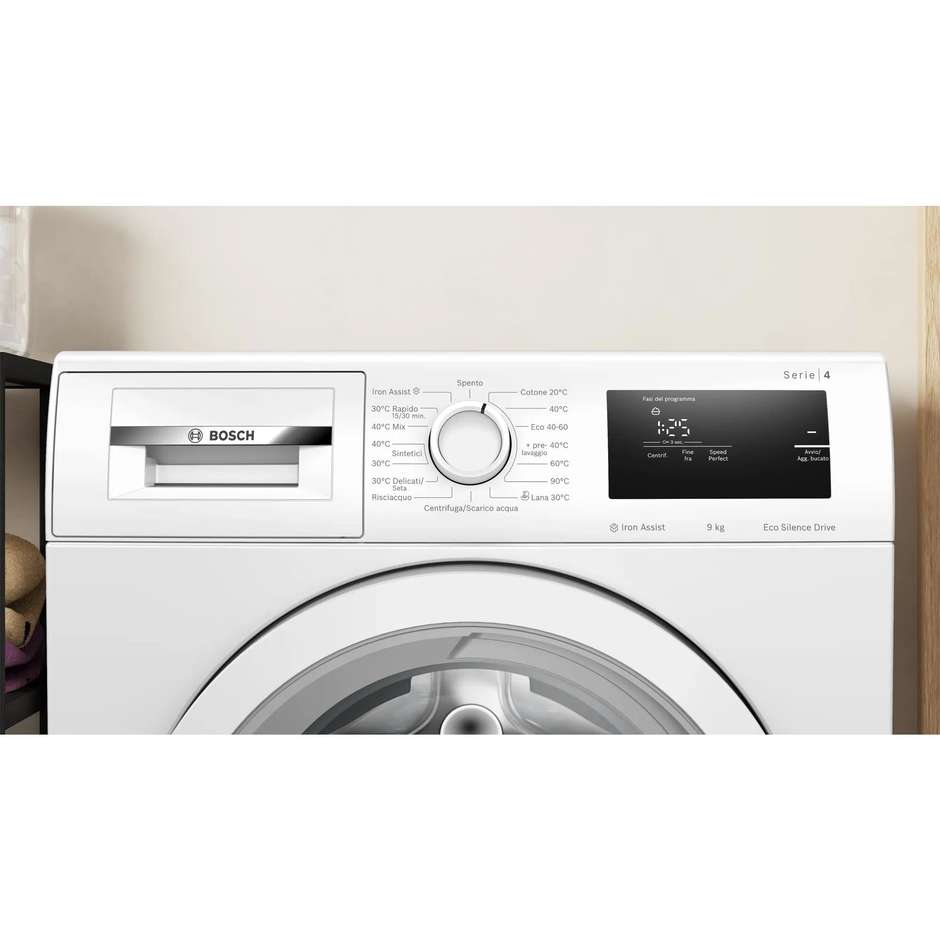 Bosch WAN24009II Lavasciuga 9+5 kg 1200 Giri/min Classe A Inox / Silver