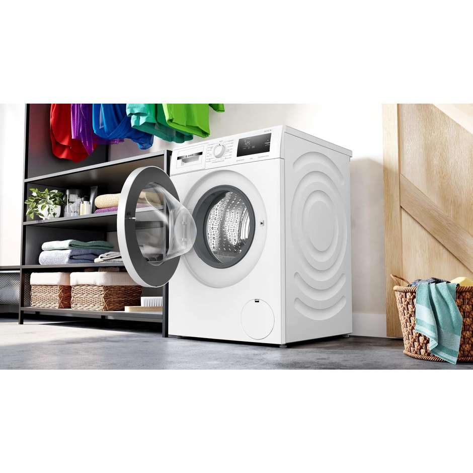 Bosch WAN24009II Serie 4 lavatrice 9 kg 1200 giri, Iron Assist, classe A, bianca