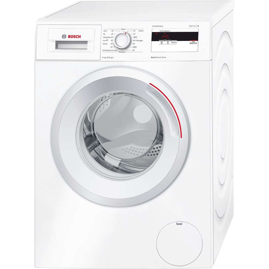 Bosch WAN24068IT lavatrice carica frontale 8 Kg 1200 giri classe A+++ colore bianco