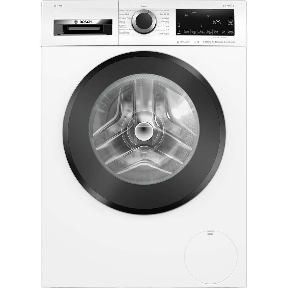 Bosch WGG244F0II Lavatrice Carica Frontale Capacita 9 Kg 1400 Giri/min Classe A Colore Bianco