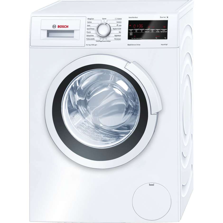 Bosch WLT24427IT lavatrice 45 cm carica frontale 6,5 Kg 1200 giri classe A+++ colore bianco