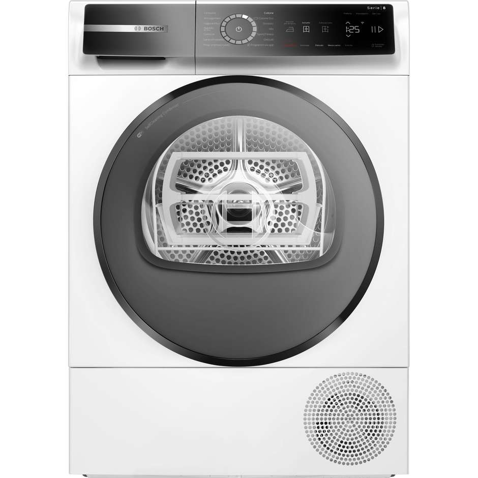 Bosch WQB245B0IT Asciugatrice a pompa di calore Caricamento frontale Capacita 9 kg Classe A+++ Colore Bianco