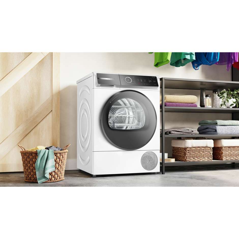Bosch WQB245B0IT Asciugatrice a pompa di calore Caricamento frontale Capacità 9 kg Classe A+++ Colore Bianco