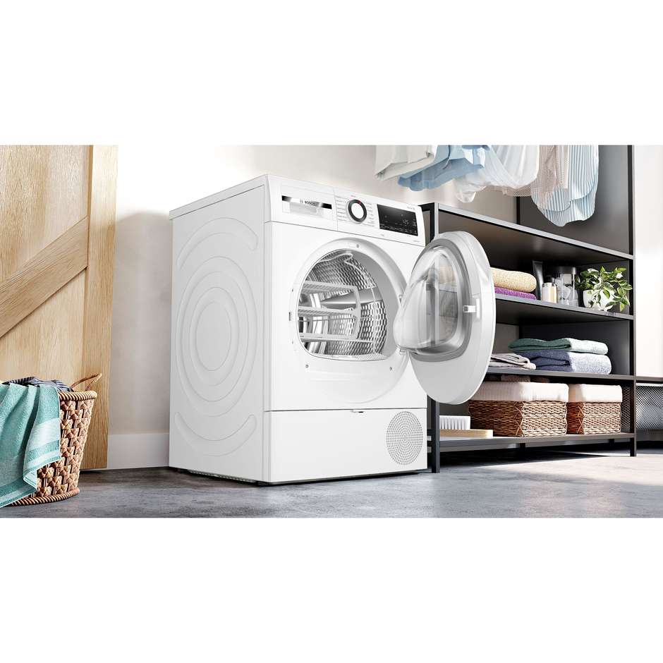 Bosch WQG243D6IT Asciugatrice a Pompa di Calore 9 kg Classe A++ Bianco