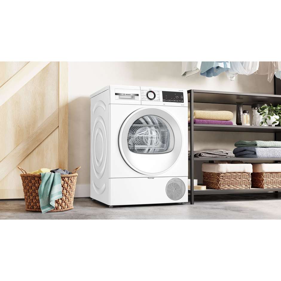 Bosch WQG243D6IT Asciugatrice a Pompa di Calore 9 kg Classe A++ Bianco