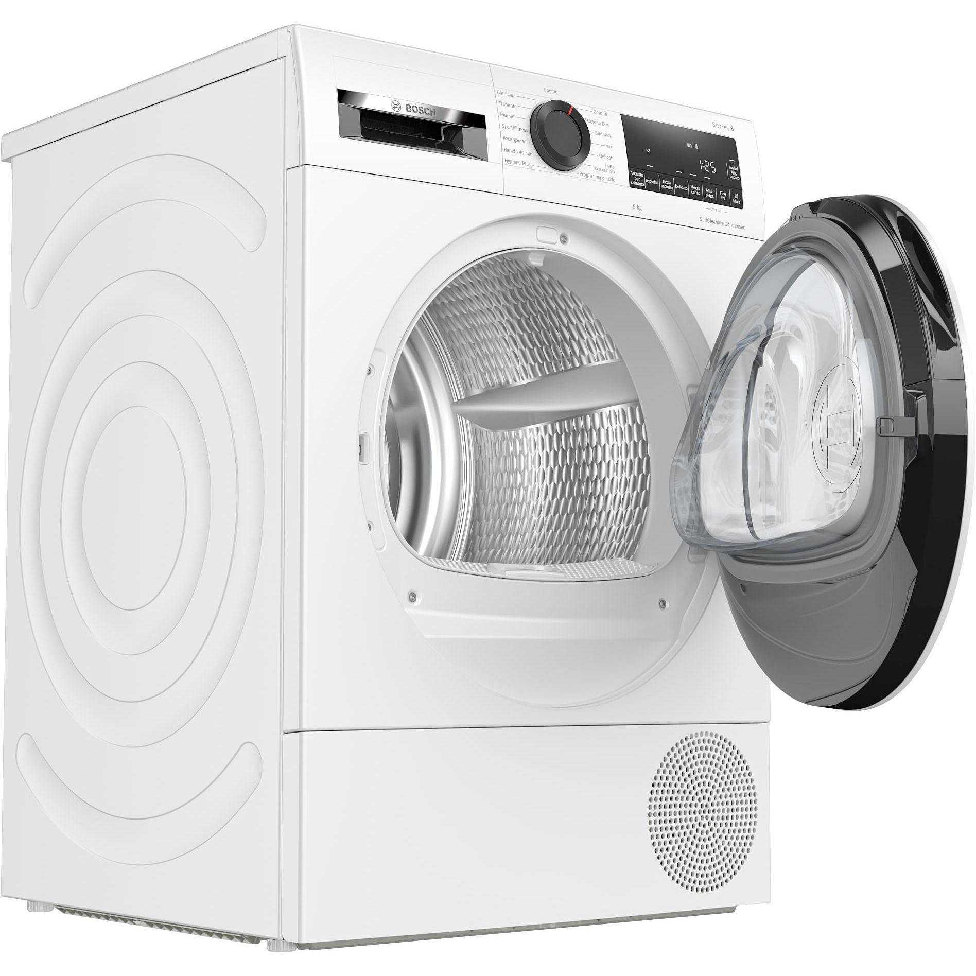 Bosch Asciugatrice Asciugabiancheria SERIE 6 Wqg24109It White e Black