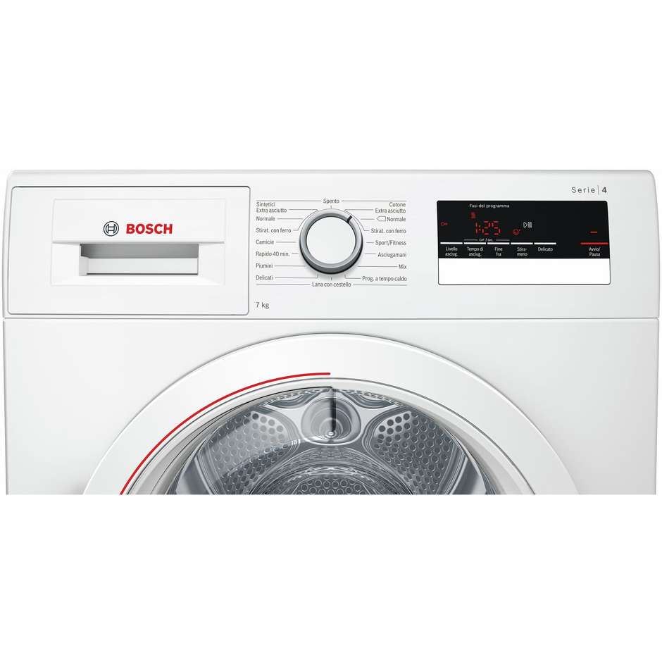 Bosch WTH85217IT asciugatrice a pompa di calore 7 Kg classe A++ colore bianco