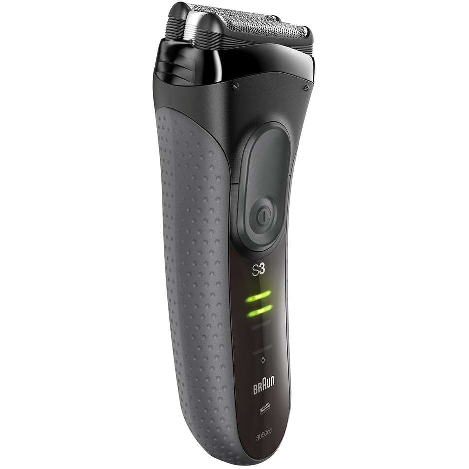 Braun 3050 CC Series 3 Rasoio elettrico ricaricabile/rete con sistema Clean&Charge